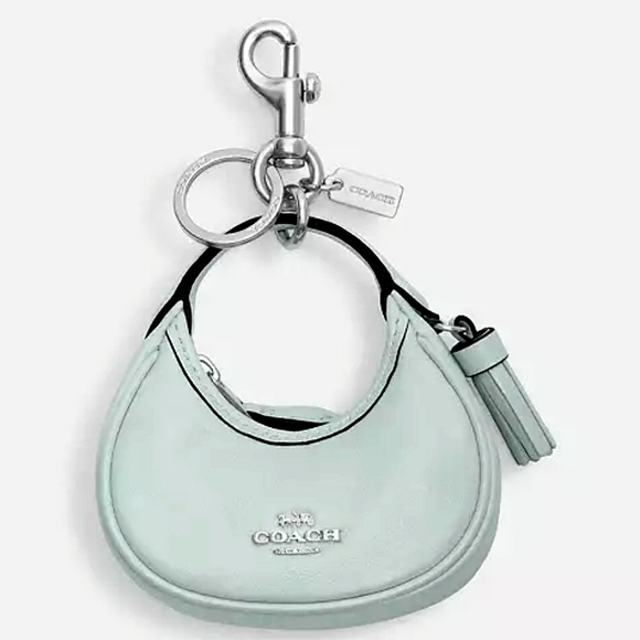 Coach Accessories - SOLD!!!! Coach Purse Bag Charm Mini Carmen Bag in Pearlilized Smooth Mint
